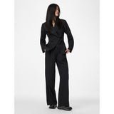 PIECES PIECES DAMEN HOSEN PCFALKA Restudsalg Black White Pinstripe