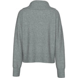 PIECES PIECES DAME CARDIGAN PCMALOU Restudsalg Medium grey melange