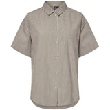 PIECES PIECES DAME SKJORTE PCFEMME Restudsalg Birch Stripes Delicioso