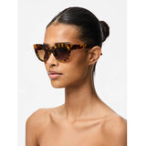 PIECES PIECES DAME SOLBRILLER PCDONAI Sunglasses Black TURTLE