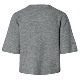 PIECES PIECES Damen-Strickjacke PCSILLY Cardigan Medium grey melange
