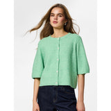 PIECES PIECES Damen-Strickjacke PCSILLY Cardigan Sprucestone MELANGE