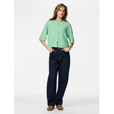 PIECES PIECES Damen-Strickjacke PCSILLY Cardigan Sprucestone MELANGE