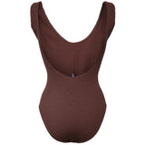 PIECES PIECES Damen Badeanzug PCKENNA Swimwear Deep Mahogany