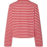 PIECES PIECES Damen Bluse PCFIONA Blouse High Risk Red Bright White