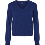 PIECES PIECES Damen Bluse PCNATALIE Knit Bellwether Blue