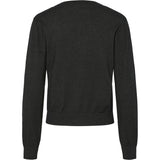 PIECES PIECES Damen Bluse PCNATALIE Knit Dark grey melange