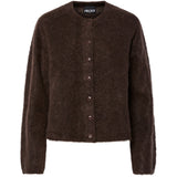 PIECES PIECES Damen Cardigan PCManika Cardigan Hot Fudge Melange