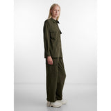 PIECES PIECES Damen Hemd PCDRE Shirt Deep Lichen Green