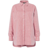 PIECES PIECES Damen Hemd PCMELIA Shirt Roseate Spoonbill Stripes ADRENALINE RUSH