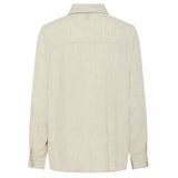 PIECES PIECES Damen Hemd PCPIA Shirt Birch Detail MELANGE
