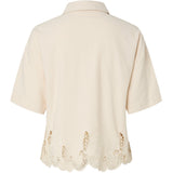 PIECES PIECES Damen Hemd PCPIPER Shirt Ecru