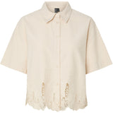 PIECES PIECES Damen Hemd PCPIPER Shirt Ecru