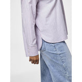 PIECES PIECES Damen Hemd PCPIPPA Shirt Bonbon stripes