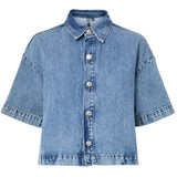 PIECES PIECES Damen Hemd PCSKY Shirt Medium blue denim