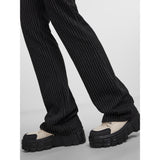 PIECES PIECES Damen Hose PCJANNAH Pant Black White Stripes