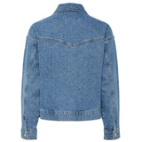 PIECES PIECES Damen Jacke PCELMA Restudsalg Medium blue denim