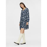 PIECES PIECES Damen Kleid PCDAKOTA Restudsalg Sky Captain
