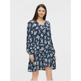 PIECES PIECES Damen Kleid PCDAKOTA Restudsalg Sky Captain