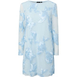 PIECES PIECES Damen Kleid PCEVA Dress Cashmere Blue