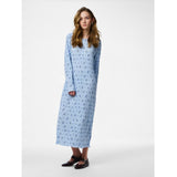 PIECES PIECES Damen Kleid PCFLORA Restudsalg Cashmere Blue BLUE FLOWERS