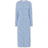 PIECES PIECES Damen Kleid PCFLORA Restudsalg Cashmere Blue BLUE FLOWERS