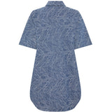 PIECES PIECES Damen Kleid PCJENNIFER Restudsalg Medium Blue Denim Jaquard