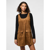 PIECES PIECES Damen Kleid PCJUNO Restudsalg Amber Brown