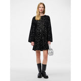 PIECES PIECES Damen Kleid PCKAM Restudsalg Black Black sequins