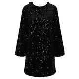 PIECES PIECES Damen Kleid PCKAM Restudsalg Black Black sequins
