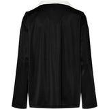 PIECES PIECES Damen Polo PCGRACE Polo Black Bright White