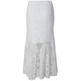 PIECES PIECES Damen Rock PCMAYA Skirt Bright White