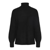 PIECES PIECES Damen Strick PCMALOU Restudsalg Black