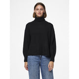PIECES PIECES Damen Strick PCMALOU Restudsalg Black