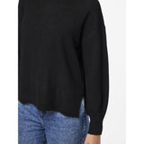 PIECES PIECES Damen Strick PCMALOU Restudsalg Black