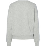 PIECES PIECES Damen Sweatshirt PCCHILLI Sweatshirt Light Grey Melange