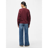 PIECES PIECES Damen Sweatshirt PCCHILLI Sweatshirt Tawny Port