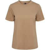 PIECES PIECES Damen T-Shirt PCRIA T-shirt Silver Mink