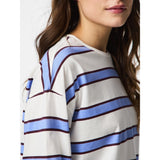 PIECES PIECES Damen T-Shirts PCMila T-shirt Hydrangea WINETASTING/CLOUD DANCER