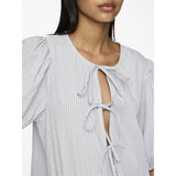 PIECES PIECES Damen Tie Kleid PCHOLLY Restudsalg Faded denim