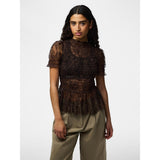 PIECES PIECES Damen Top PCJILLY Top Hot Fudge