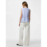 PIECES PIECES Damen Top PCJOLLY Top Hydrangea BRIGHT WHITE
