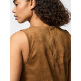 PIECES PIECES Damen Top PCJUNO Restudsalg Amber Brown