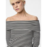 PIECES PIECES Damen Top PCLAYA Blouse Bright White Black