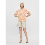 PIECES PIECES Damen Top PCNYA Restudsalg Apricot