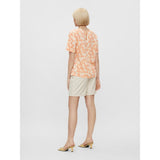 PIECES PIECES Damen Top PCNYA Restudsalg Apricot
