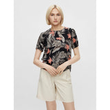 PIECES PIECES Damen Top PCNYA Restudsalg Black Ferns