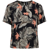 PIECES PIECES Damen Top PCNYA Restudsalg Black Ferns