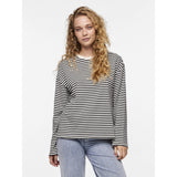 PIECES PIECES Damen Top PCSADIE Blouse Cloud Dancer Black