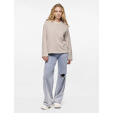 PIECES PIECES Damen Top PCSADIE Blouse Cloud Dancer FOSSIL